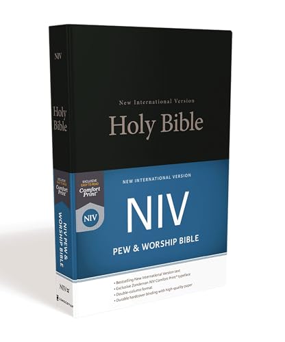 NIV, Church Bible (Pew Bible), Hardcover, Black, Comfort Print: New International Version, Pew and Worship Bible, Black von HarperCollins