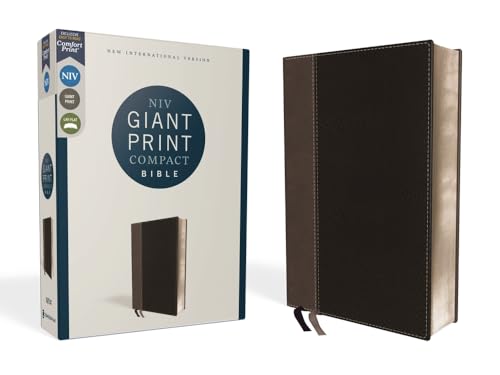 NIV, Giant Print Compact Bible, Leathersoft, Black, Red Letter, Comfort Print: New International Version, Giant Print Compact Bible, Leathersoft, Black, Red Letter Edition, Comfort Print NIV, Giant Print Compact Bible, Leathersoft, Black, Red Letter, Comfort Print: New International Version, Giant Print Compact Bible, Leathersoft, Black, Red Letter Edition, Comfort Print