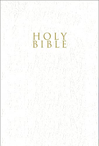 NIV, Gift and Award Bible, Leather-Look, White, Red Letter, Comfort Print
