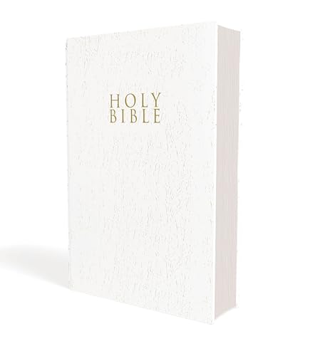 NIV, Gift and Award Bible, Leather-Look, White, Red Letter, Comfort Print