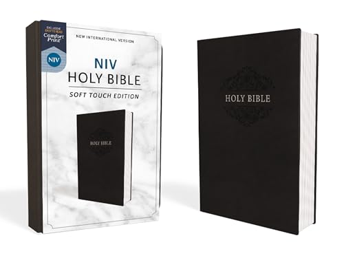 NIV, Holy Bible, Soft Touch Edition, Leathersoft, Black, Comfort Print: New International Version, Black, Leathersoft: Soft Touch Edition: Comfort Print