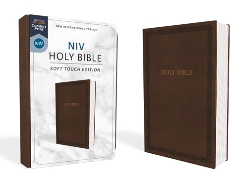 NIV, Holy Bible, Soft Touch Edition, Leathersoft, Brown, Comfort Print: New International Version, Brown Leathersoft, Soft Touch Edition, Comfort Print NIV, Holy Bible, Soft Touch Edition, Leathersoft, Brown, Comfort Print: New International Version, Brown Leathersoft, Soft Touch Edition, Comfort Print