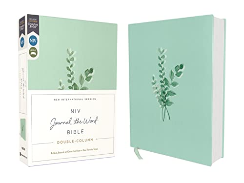 NIV, Journal the Word Bible (Perfect for Note-Taking), Double-Column, Cloth over Board, Teal, Red Letter, Comfort Print: Reflect, Take Notes, or Create Art Next to Your Favorite Verses NIV, Journal the Word Bible (Perfect for Note-Taking), Double-Column, Cloth over Board, Teal, Red Letter, Comfort Print: Reflect, Take Notes, or Create Art Next to Your Favorite Verses