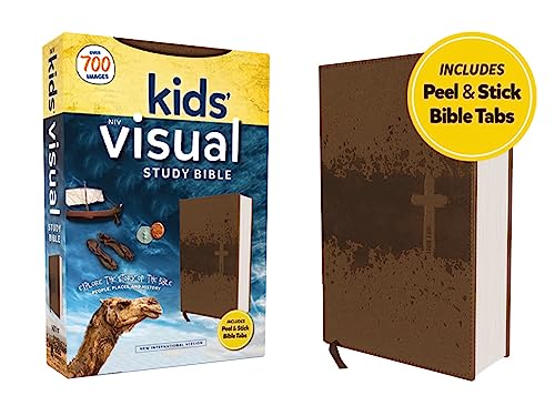 NIV, Kids' Visual Study Bible, Leathersoft, Bronze, Full Color Interior, Peel/Stick Bible Tabs: Explore the Story of the Bible---People, Places, and History NIV, Kids' Visual Study Bible, Leathersoft, Bronze, Full Color Interior, Peel/Stick Bible Tabs: Explore the Story of the Bible---People, Places, and History