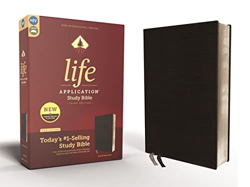 NIV, Life Application Study Bible, Third Edition, Bonded Leather, Black, Red Letter: New International Version, Black Bonded Leather, Red Letter