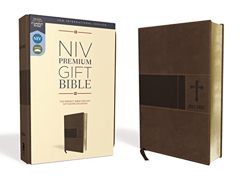 NIV, Premium Gift Bible, Leathersoft, Brown, Red Letter, Comfort Print: The Perfect Bible for Any Gift-Giving Occasion NIV, Premium Gift Bible, Leathersoft, Brown, Red Letter, Comfort Print: The Perfect Bible for Any Gift-Giving Occasion