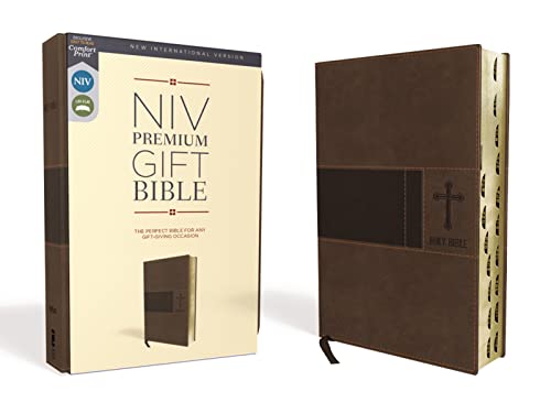 NIV, Premium Gift Bible, Leathersoft, Brown, Red Letter, Thumb Indexed, Comfort Print: The Perfect Bible for Any Gift-Giving Occasion NIV, Premium Gift Bible, Leathersoft, Brown, Red Letter, Thumb Indexed, Comfort Print: The Perfect Bible for Any Gift-Giving Occasion