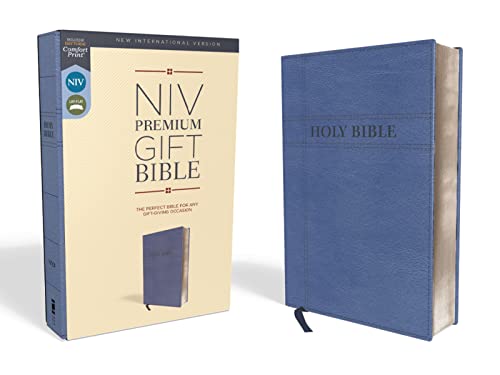 NIV, Premium Gift Bible, Leathersoft, Navy, Red Letter, Comfort Print: The Perfect Bible for Any Gift-Giving Occasion NIV, Premium Gift Bible, Leathersoft, Navy, Red Letter, Comfort Print: The Perfect Bible for Any Gift-Giving Occasion