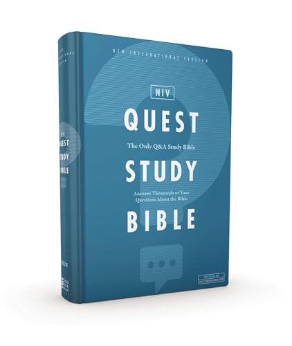 NIV, Quest Study Bible, Hardcover, Blue, Comfort Print: The Only Q and A Study Bible NIV, Quest Study Bible, Hardcover, Blue, Comfort Print: The Only Q and A Study Bible
