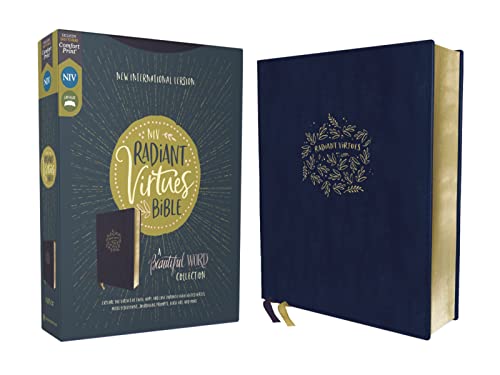 NIV, Radiant Virtues Bible: A Beautiful Word Collection, Leathersoft, Navy, Red Letter, Comfort Print: Explore the virtues of faith, hope, and love NIV, Radiant Virtues Bible: A Beautiful Word Collection, Leathersoft, Navy, Red Letter, Comfort Print: Explore the virtues of faith, hope, and love