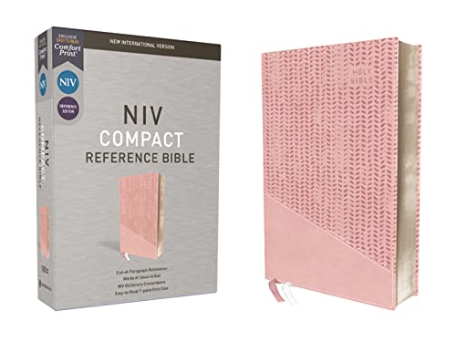 NIV, Reference Bible, Compact, Leathersoft, Pink, Red Letter, Comfort Print: New International Version, Pink, Leathersoft, Comfort Print NIV, Reference Bible, Compact, Leathersoft, Pink, Red Letter, Comfort Print: New International Version, Pink, Leathersoft, Comfort Print