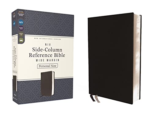 NIV, Side-Column Reference Bible (Deep Study at a Portable Size), Personal Size, Leathersoft, Black, Comfort Print: New International Version, ... Leathersoft, Personal Size, Comfort Print