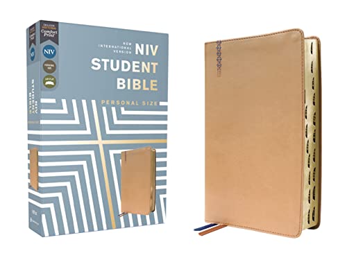 NIV, Student Bible, Personal Size, Leathersoft, Tan, Thumb Indexed, Comfort Print: New International Version, Tan, Leathersoft, Personal Size, Comfort Print NIV, Student Bible, Personal Size, Leathersoft, Tan, Thumb Indexed, Comfort Print: New International Version, Tan, Leathersoft, Personal Size, Comfort Print von Zondervan