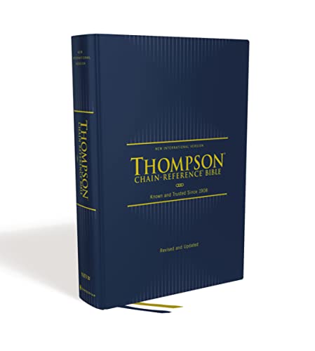 NIV, Thompson Chain-Reference Bible, Hardcover, Navy, Red Letter, Comfort Print: New International Version, Thompson Chain-reference Bible, Navy, Red Letter, Comfort Print NIV, Thompson Chain-Reference Bible, Hardcover, Navy, Red Letter, Comfort Print: New International Version, Thompson Chain-reference Bible, Navy, Red Letter, Comfort Print