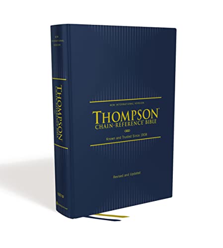NIV, Thompson Chain-Reference Bible, Hardcover, Navy, Red Letter, Comfort Print: New International Version, Thompson Chain-reference Bible, Navy, Red Letter, Comfort Print