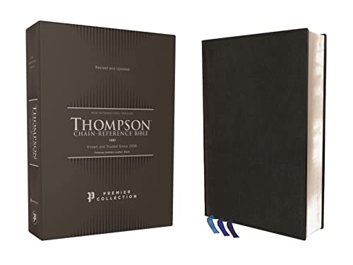 NIV, Thompson Chain-Reference Bible, Premium Goatskin Leather, Black, Premier Collection, Black Letter, Art Gilded Edges, Comfort Print: New ... Chain-reference Bible: Premier Collection NIV, Thompson Chain-Reference Bible, Premium Goatskin Leather, Black, Premier Collection, Black Letter, Art Gilded Edges, Comfort Print: New ... Chain-reference Bible: Premier Collection von HarperCollins