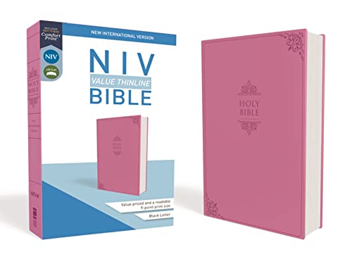 NIV, Value Thinline Bible, Leathersoft, Pink, Comfort Print: New International Version, Value Thinline, Imitation Leather, Pink