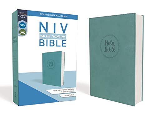 NIV, Value Thinline Bible, Leathersoft, Teal, Comfort Print: New International Version, Value Thinline, Imitation Leather, Torquoise, Comfort Print NIV, Value Thinline Bible, Leathersoft, Teal, Comfort Print: New International Version, Value Thinline, Imitation Leather, Torquoise, Comfort Print
