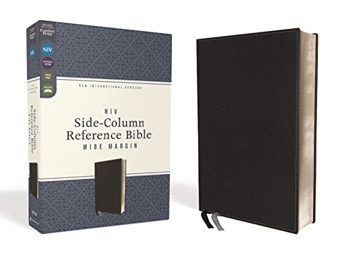 NIV, Wide Margin Side Column Reference Bible (A Bible that Welcomes Note-Taking and Deep Study), Leathersoft, Black, Comfort Print: New International ... Leathersoft, Reference Edition, Comfort Print