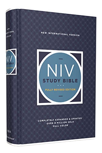 NIV Study Bible, Fully Revised Edition (Study Deeply. Believe Wholeheartedly.), Hardcover, Red Letter, Comfort Print: New International Version, Study Bible