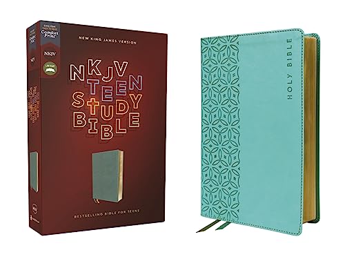 NKJV, Teen Study Bible, Leathersoft, Teal, Comfort Print: NKJV, Teal, Leathersoft, Teen Study Bible, Comfort Print NKJV, Teen Study Bible, Leathersoft, Teal, Comfort Print: NKJV, Teal, Leathersoft, Teen Study Bible, Comfort Print