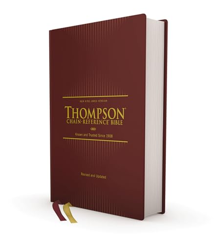 NKJV, Thompson Chain-Reference Bible, Hardcover, Red Letter, Comfort Print: New King James Version, Red Letter, Comfort Print, Thompson Chain-reference Bible