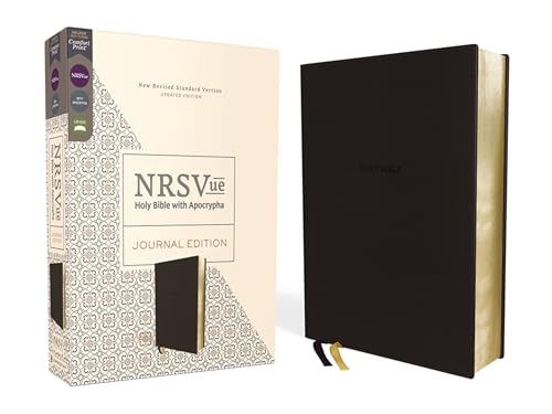 NRSVue, Holy Bible with Apocrypha, Journal Edition, Leathersoft, Black, Comfort Print: New Revised Standard Version With Apocrypha, Journal Edition, Black, Comfort Print, Leathersoft NRSVue, Holy Bible with Apocrypha, Journal Edition, Leathersoft, Black, Comfort Print: New Revised Standard Version With Apocrypha, Journal Edition, Black, Comfort Print, Leathersoft