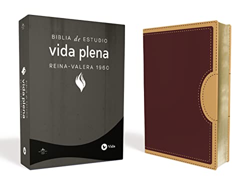 RVR60, Biblia de Estudio de la vida plena, Leathersoft, Rojo-Beige: Rvr 1960, Rojo Oscuro/beige, Dos Tonos Italiana, Biblia De Estudio Vida Plena / ... Italian Duo-tone, Full Life Study Bible von Vida Publishers