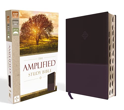 The Amplified Study Bible, Leathersoft, Purple, Thumb Indexed: Amplified Study Bible, Purple, Imitation Leather, Ribbon Marker