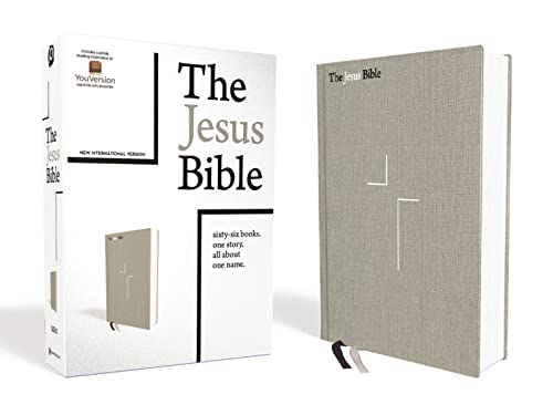 The Jesus Bible, NIV Edition, Cloth over Board, Gray Linen, Comfort Print: The Jesus Bible, New International Version, Gray Linen, Comfort Print The Jesus Bible, NIV Edition, Cloth over Board, Gray Linen, Comfort Print: The Jesus Bible, New International Version, Gray Linen, Comfort Print