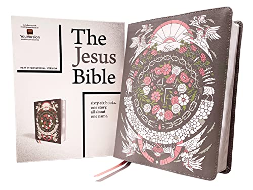 The Jesus Bible Artist Edition, NIV, Leathersoft, Gray Floral, Comfort Print: New International Version, Leathersoft, Gray Floral, Artist Edition The Jesus Bible Artist Edition, NIV, Leathersoft, Gray Floral, Comfort Print: New International Version, Leathersoft, Gray Floral, Artist Edition