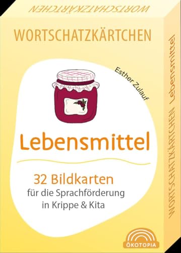 Wortschatzkärtchen: Lebensmittel: 32 Bildkarten für die Sprachförderung in Krippe und Kita von Klett Kita GmbH