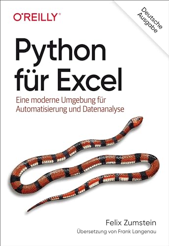Python für Excel: Eine moderne Umgebung für Automatisierung und Datenanalyse von O'Reilly