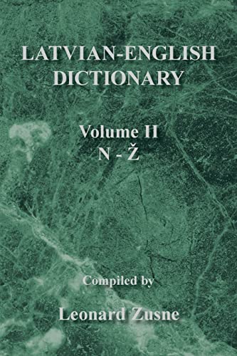 Latvian-English Dictionary: Volume II N-Z von Xlibris