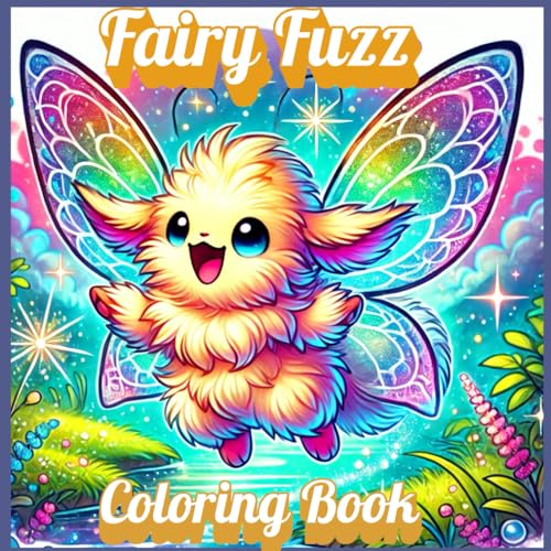 Fairy Fuzz Coloring Book: 50 Enchanting Fairy and Magical Animal Illustrations for Stress Relief and Creative Fun von Independently published