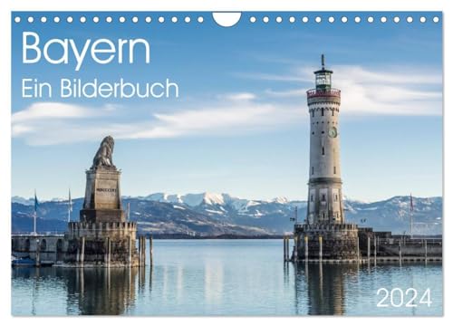 Bayern - Ein Bilderbuch (Wandkalender 2024 DIN A4 quer), CALVENDO Monatskalender: Bilder aus Bayern von CALVENDO