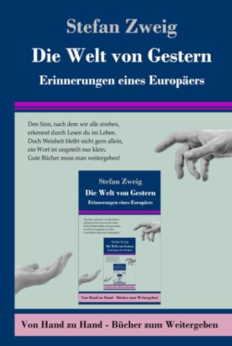 Die Welt von Gestern: Erinnerungen eines Europäers: Erinnerungen eines Europäers.DE (Von Hand zu Hand, Band 8)