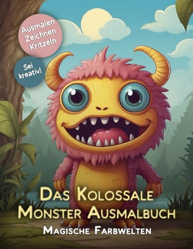 Das kolossale Monster Ausmalbuch: Tauche ein in eine Welt voller Farben und Abenteuer (Magische Farbwelten) von Independently published