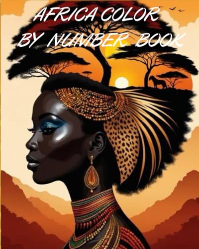 AFRICA COLOR BY NUMBER BOOK von Independently published
