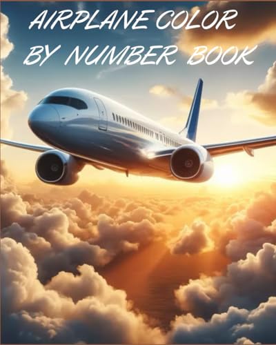 AIRPLANE COLOR BY NUMBER BOOK von Independently published