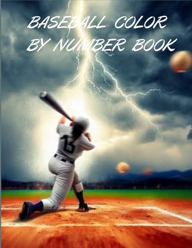 BASEBALL COLOR BY NUMBER BOOK von Independently published