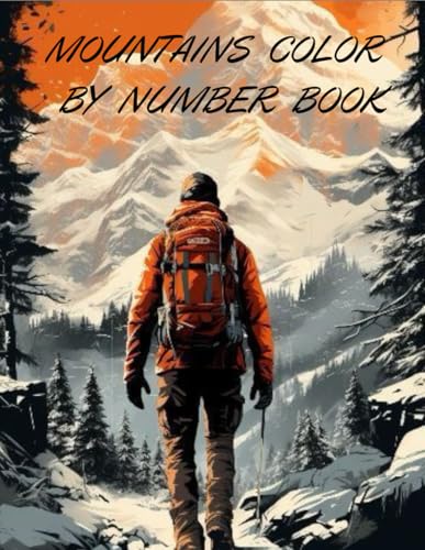 MOUNTAINS COLOR BY NUMBER BOOK von Independently published