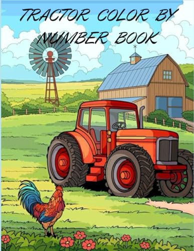 TRACTOR COLOR BY NUMBER BOOK von Independently published
