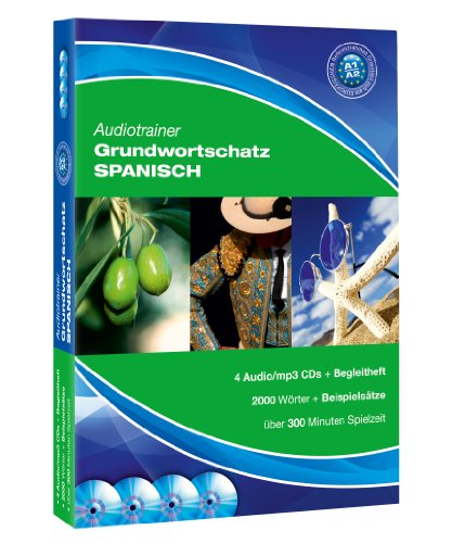 Audiotrainer Spanisch Grundwortschatz, 4 CDs