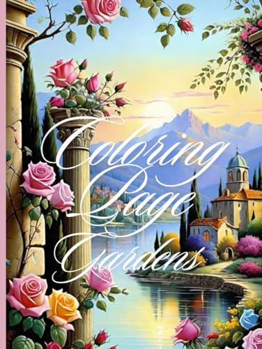 coloring page gardens von Independently published