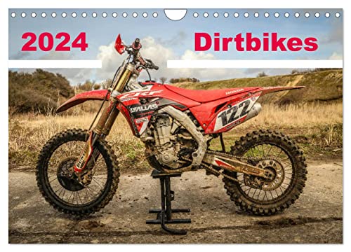 Dirtbikes 2024 (Wandkalender 2024 DIN A4 quer), CALVENDO Monatskalender von CALVENDO