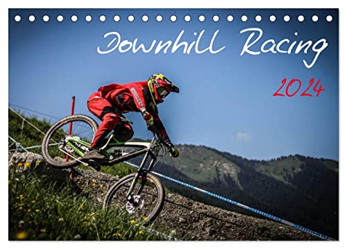Downhill Racing 2024 (Tischkalender 2024 DIN A5 quer), CALVENDO Monatskalender von CALVENDO