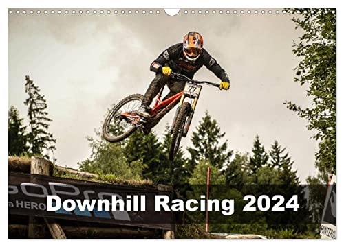 Downhill Racing 2024 (Wandkalender 2024 DIN A3 quer), CALVENDO Monatskalender von CALVENDO