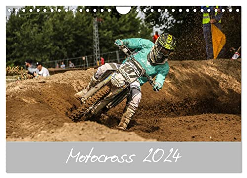Motocross 2024 (Wandkalender 2024 DIN A4 quer), CALVENDO Monatskalender von CALVENDO