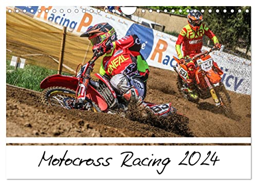 Motocross Racing 2024 (Wandkalender 2024 DIN A4 quer), CALVENDO Monatskalender von CALVENDO